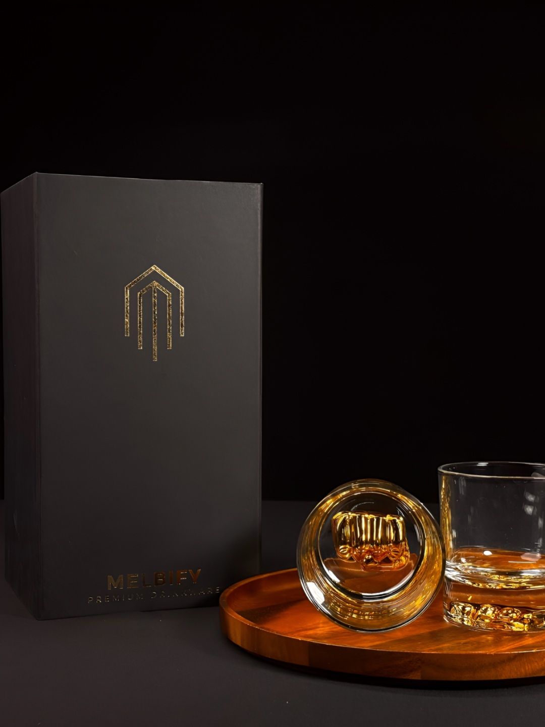 MELBIFY Transparent 6 Glass Whisky Glass Bar Glass-picture-30