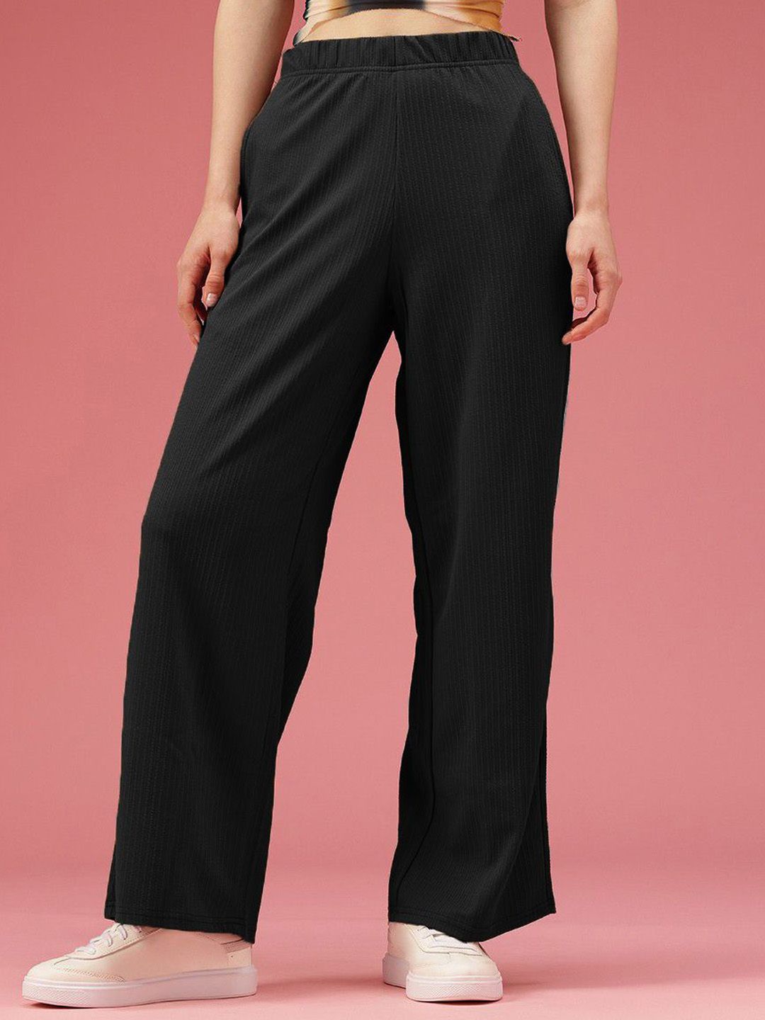 RAHI TRENDZ Women Relaxed High-Rise Trousers-picture-20