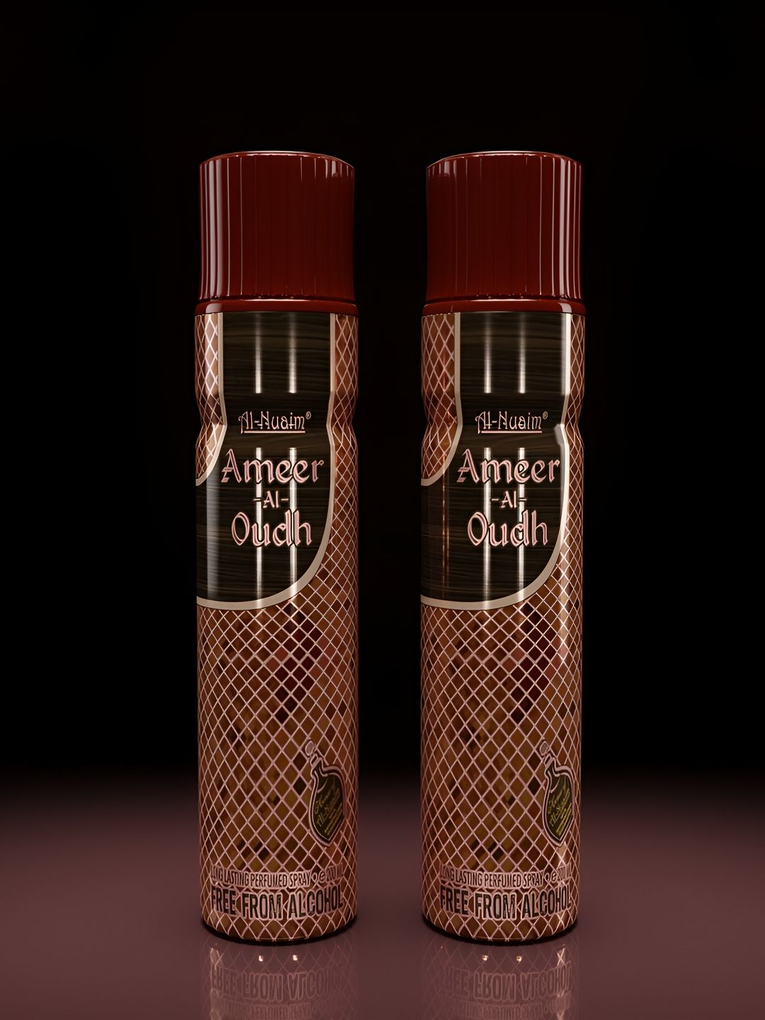 Al-Nuaim 300ml Pack of 2 Ameer Al Oudh Alcohol Free Air Freshener-image-30