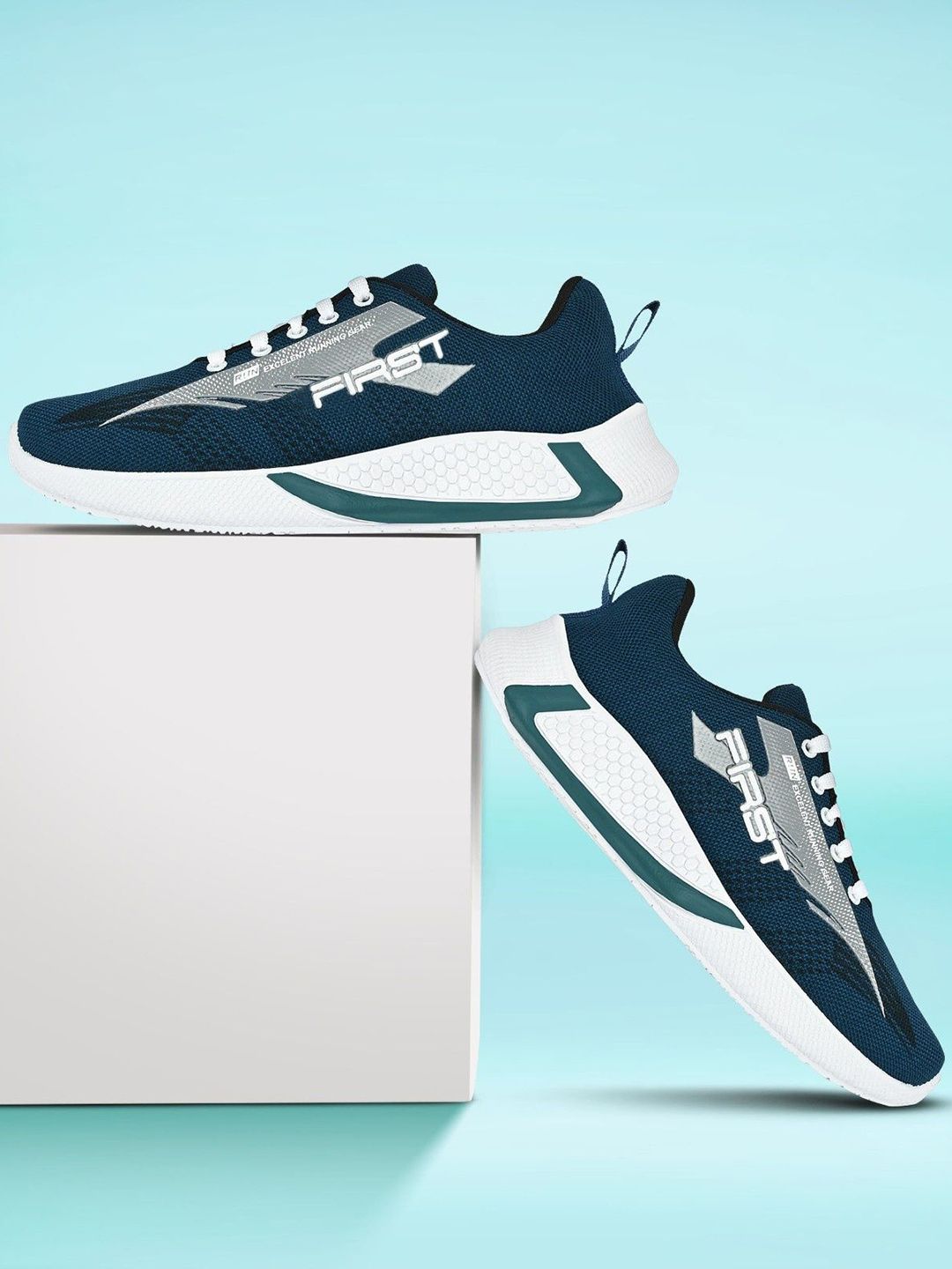 BIRDE Men Colourblocked Round Toe Lace-Ups Sneakers-image-19