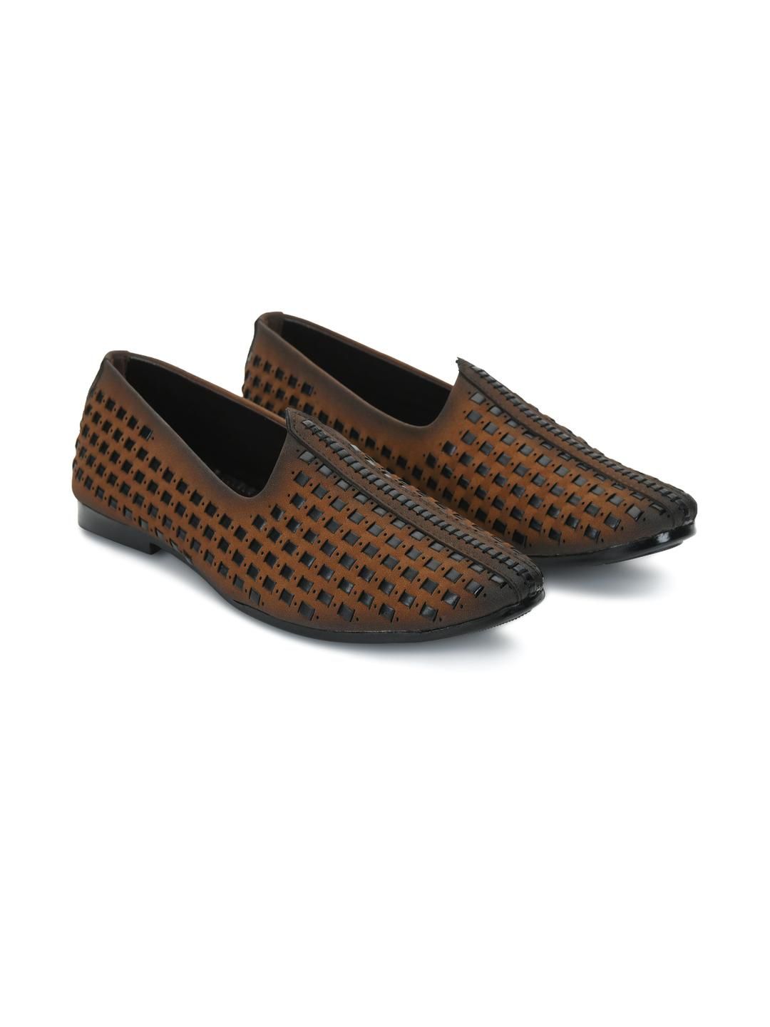 STEPHORN Mens Vegan Leather Juttis Handcrafted Comfort For Ethnic & Casual Occasions-image-3