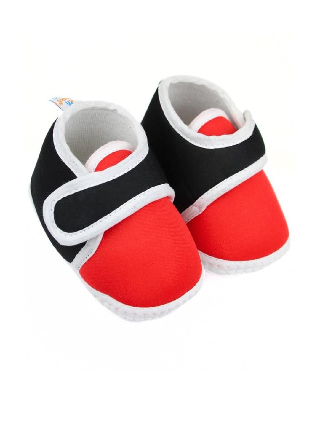 NESKA MODA Kids-Unisex Black Cotton Booties-picture-27