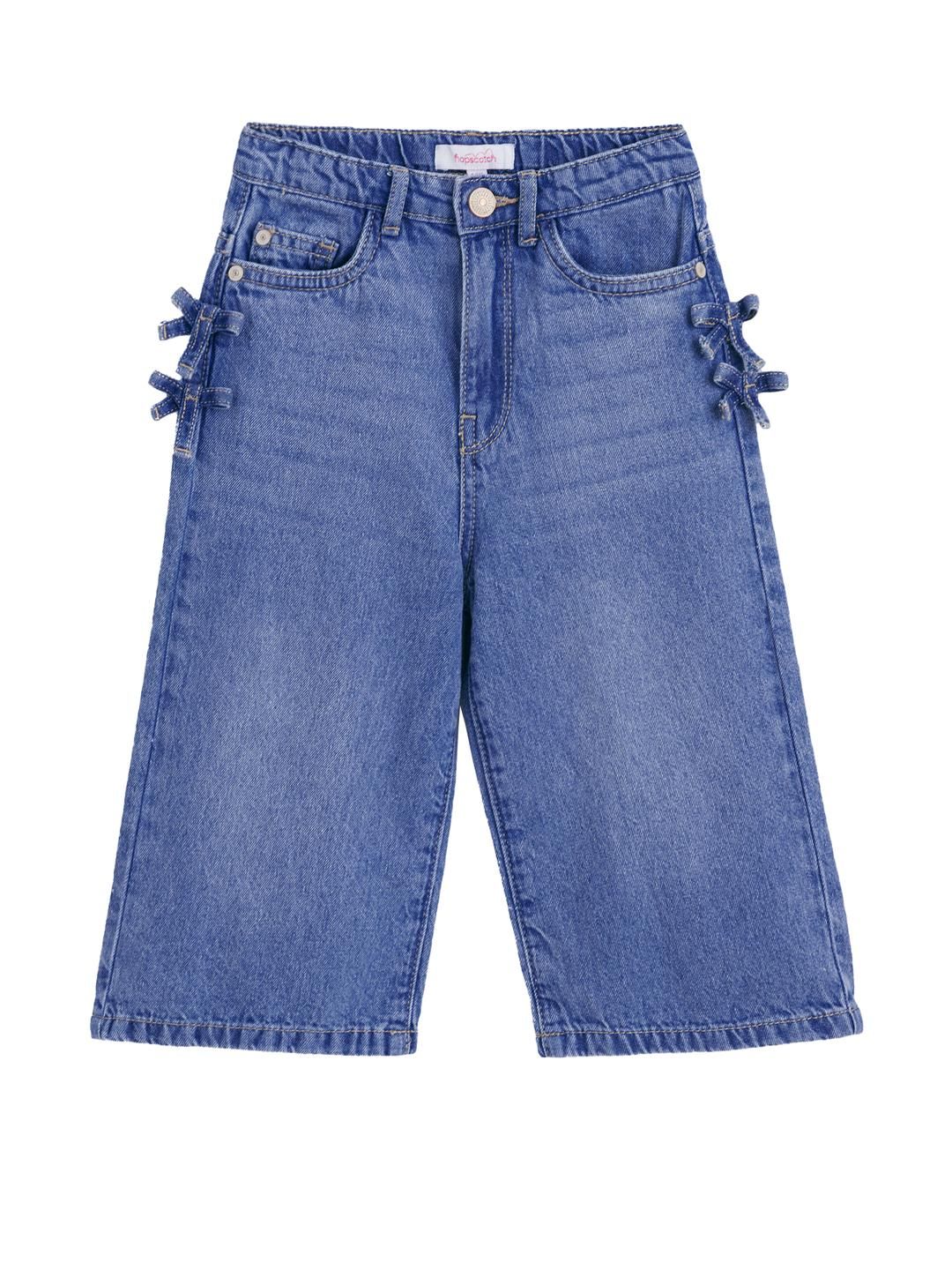 Hopscotch Girls Relaxed Fit Mid-Rise Jeans-picture-11