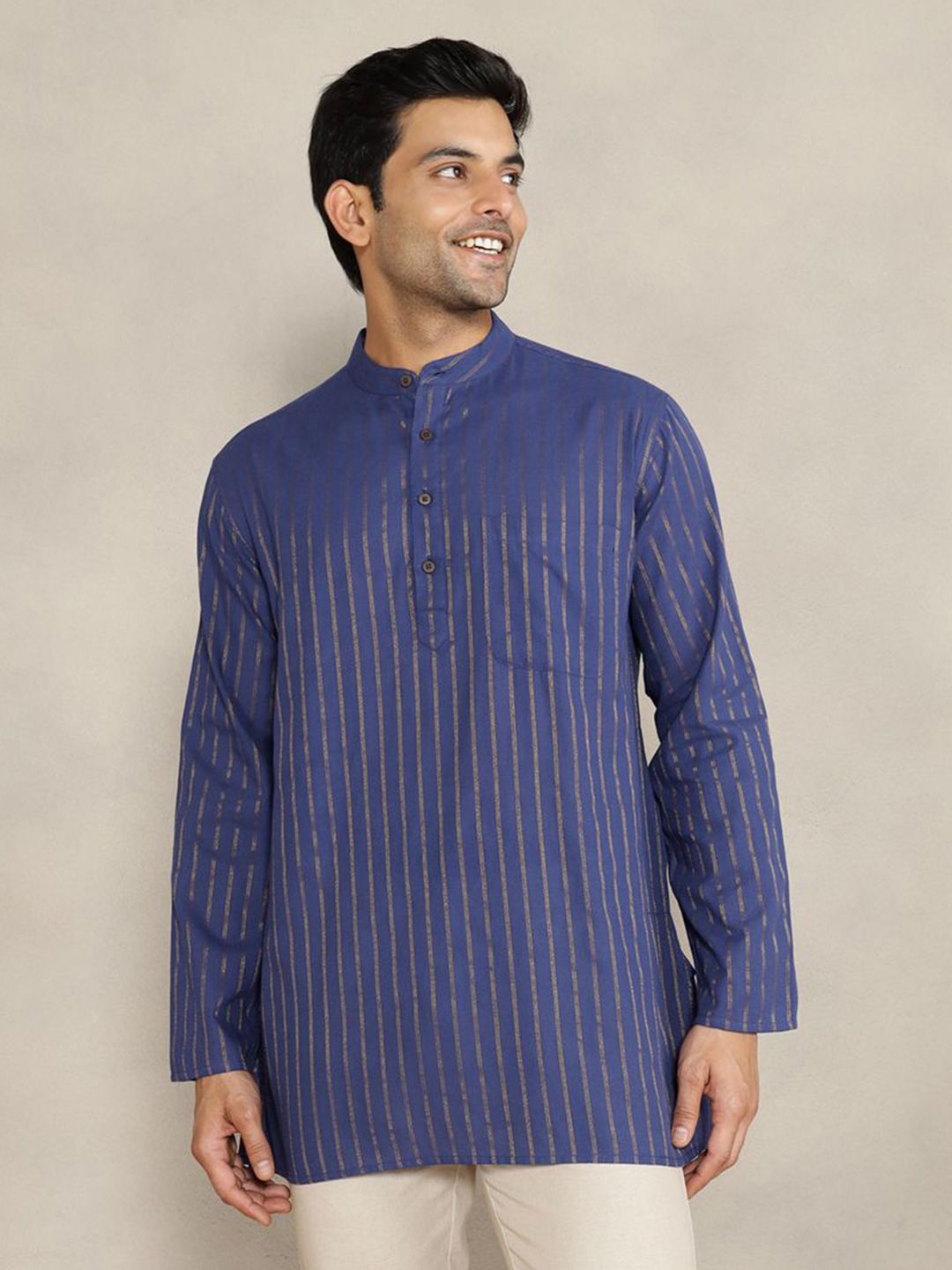 Fabindia Men Striped Kurta-picture-17