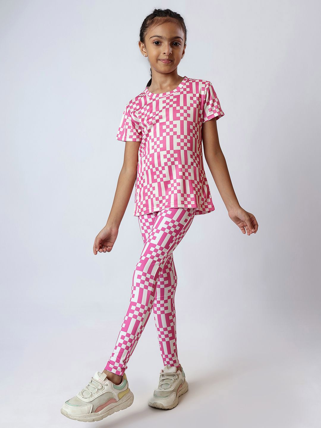 UMILDO Girls Printed T-shirt with Leggings-picture-37