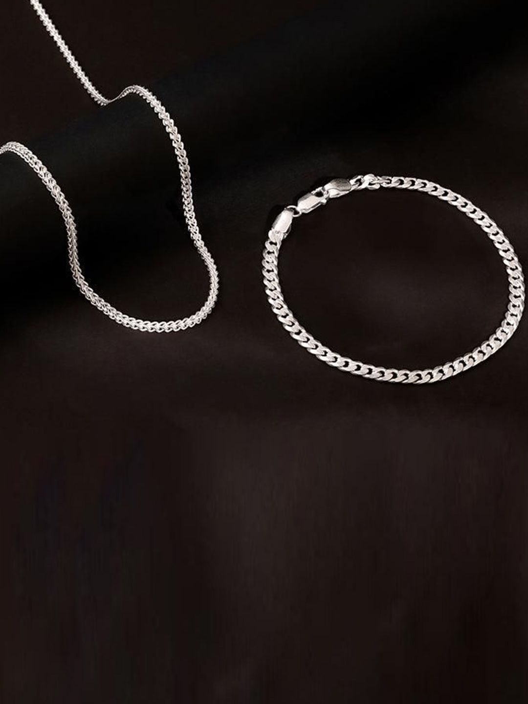 GIVA Men 925 Silver-Plated Vanguard Jewellery Set-picture-43