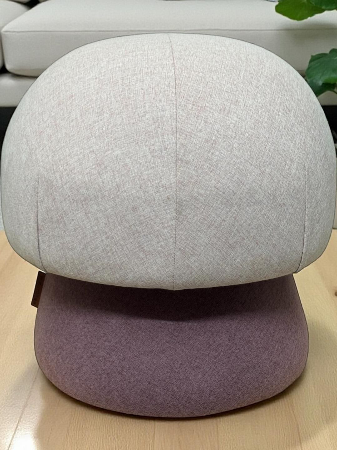 KURCHEE Pink & Grey Cute Mushroom Foot Rest Ottoman-picture-36
