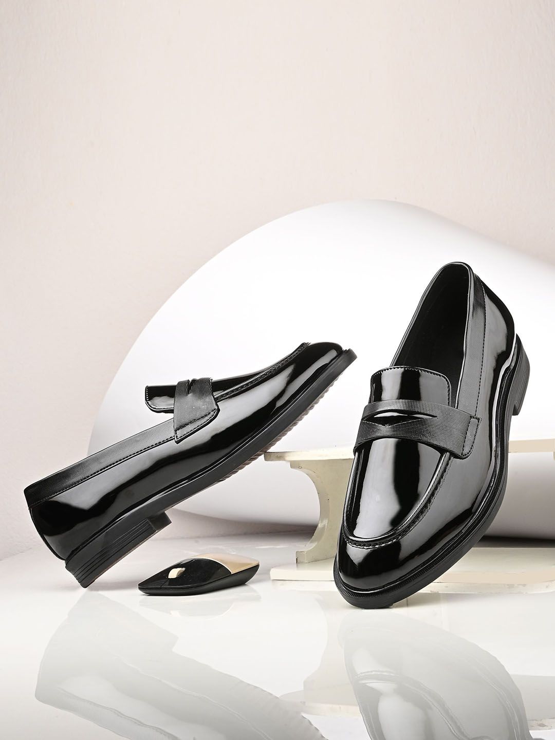 House of Pataudi Men Formal Loafers-picture-55