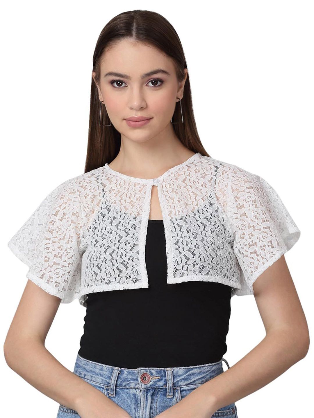 SZN Open Front Cotton Crop Shrug-picture-50