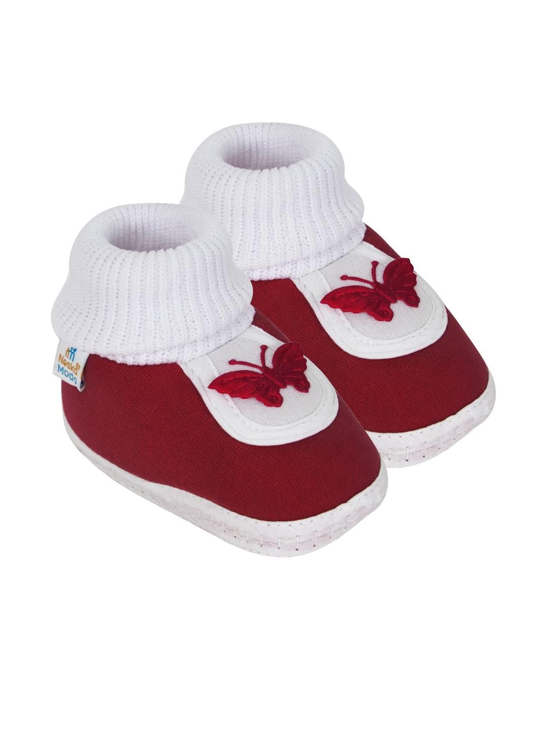 NESKA MODA Kids Butterfly Design Cotton Booties-picture-53