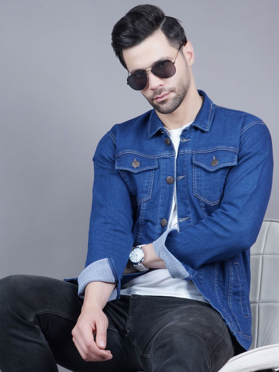 Moda Rapido Lightweight Denim Jacket-picture-16