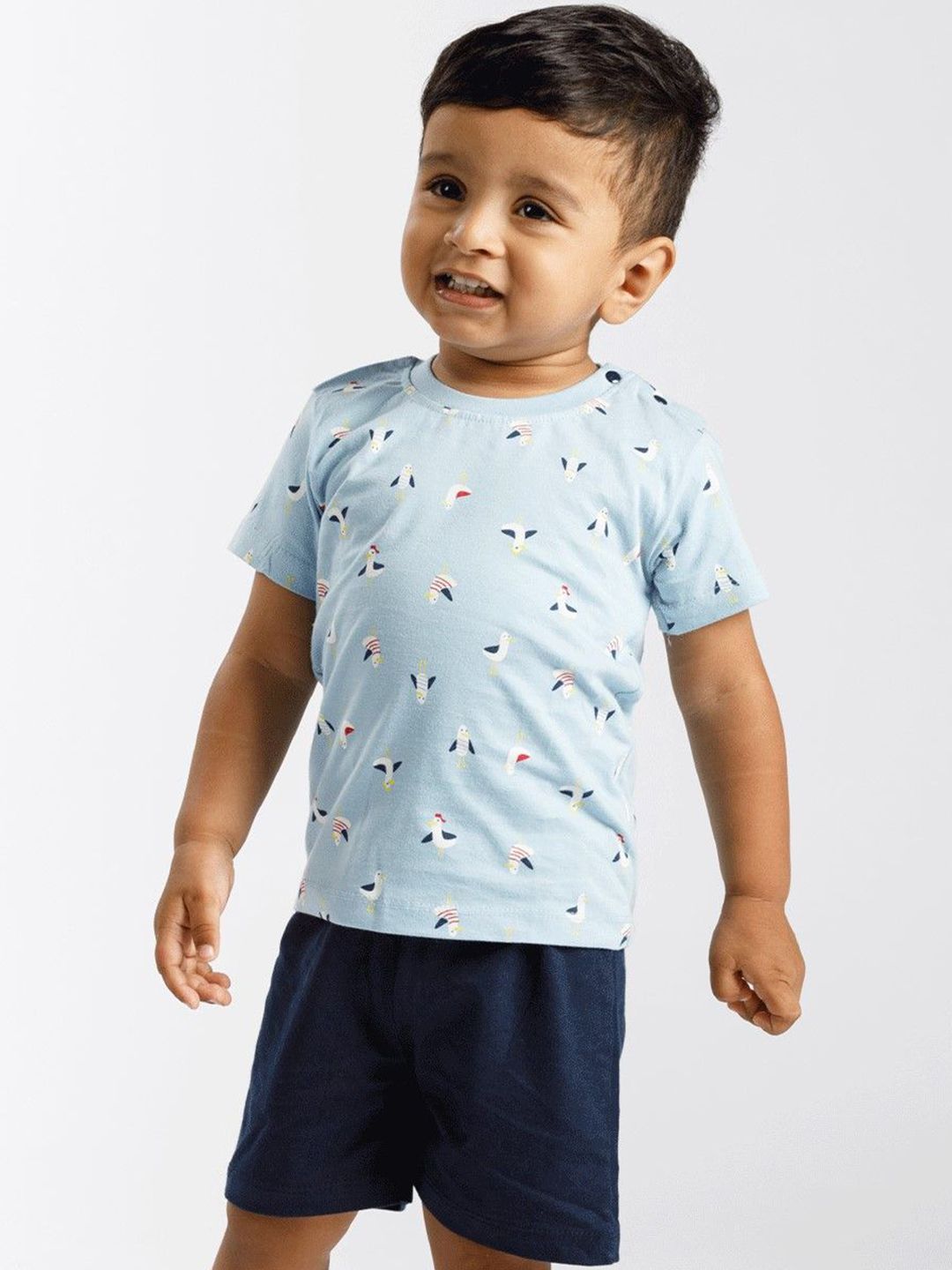 Pubu Boys Printed T-shirt with Shorts-picture-46