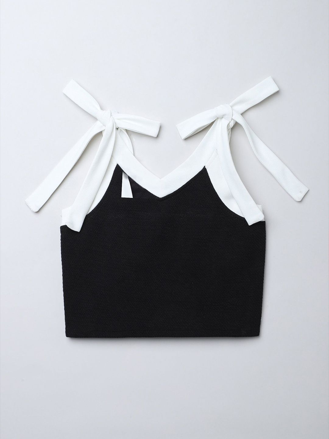 taffykids Girls Shoulder Tie-Up Crop Top-picture-26