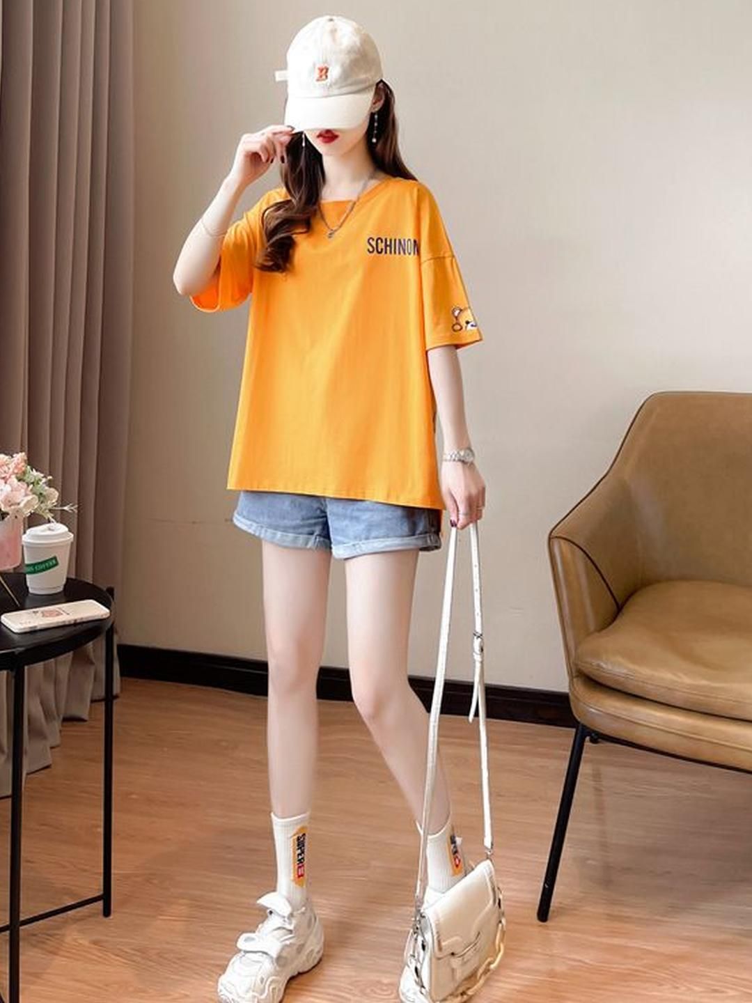 StyleCast x Revolte Women Graphic Printed Boxy Longline T-shirt-picture-15