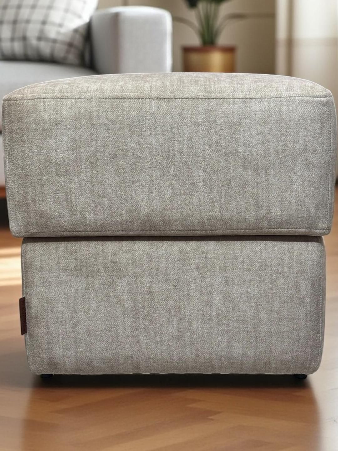 KURCHEE Beige Rectangular Upholstered Ottomans With Storage-picture-13