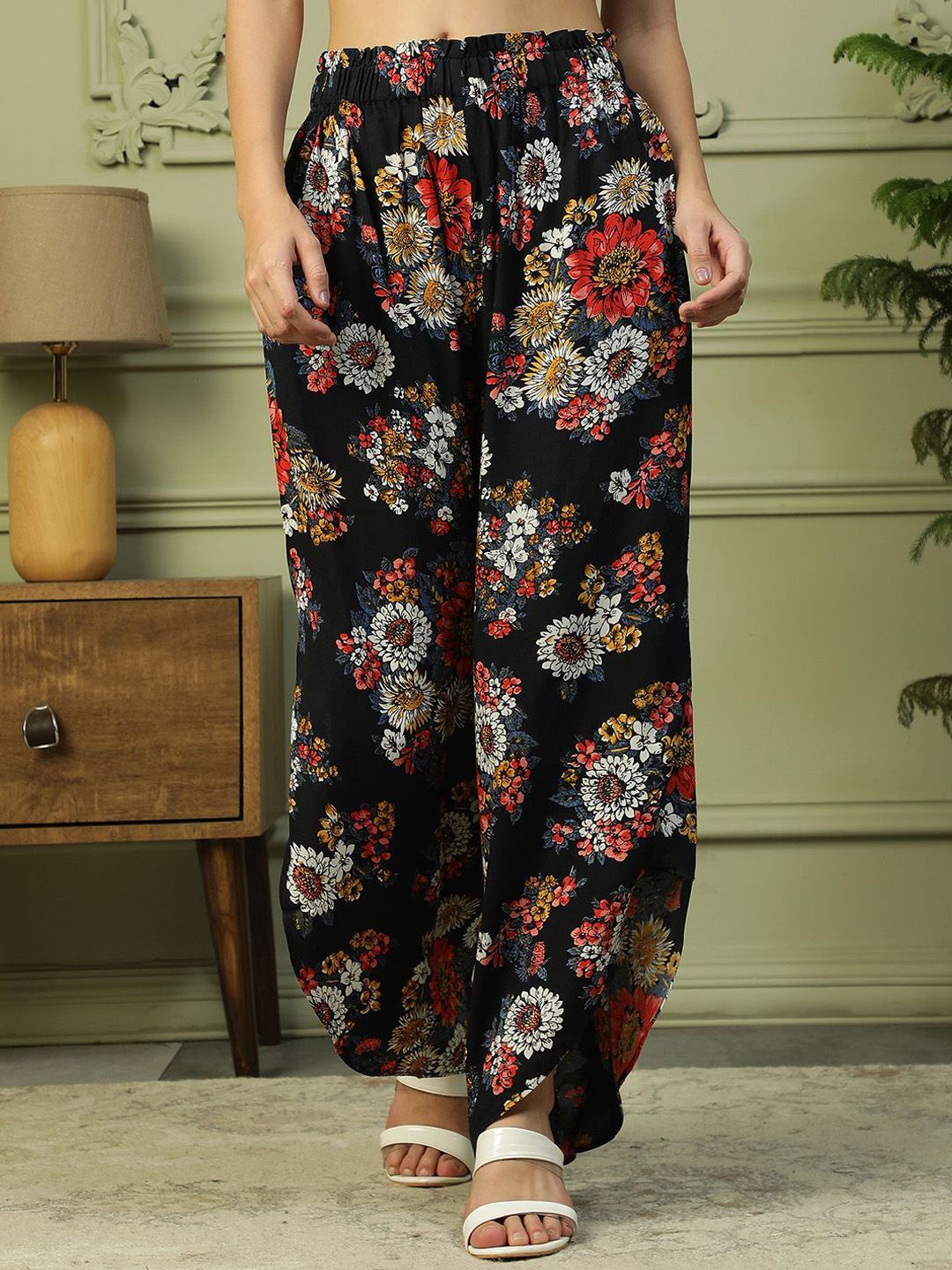 Oxolloxo Women Floral Printed Original Trousers-picture-33