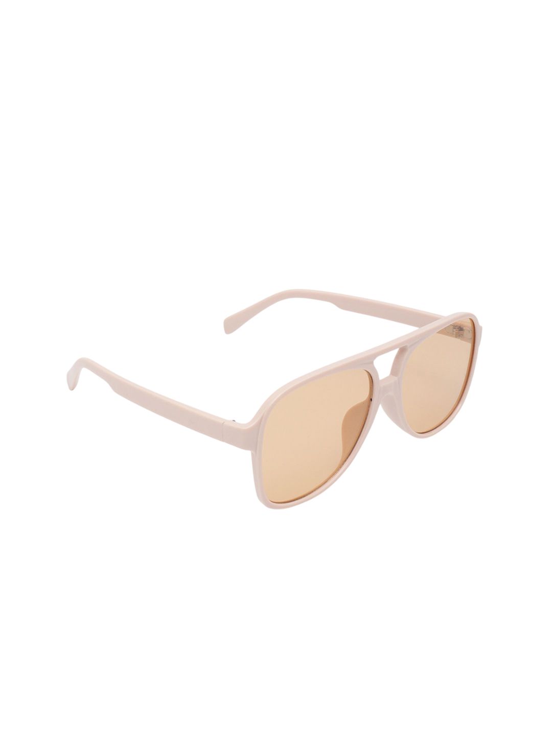 PELLE LUXUR Women Gold Lens & Pink Aviator Sunglasses with-image-40