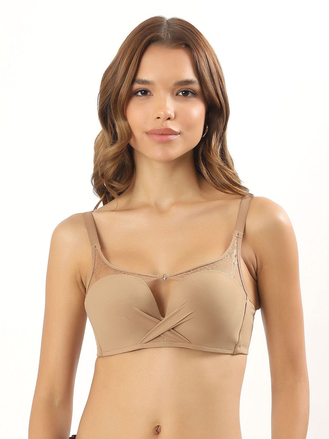 PARKHA Neutrals Full Coverage Heavily Padded Push-Up Bra