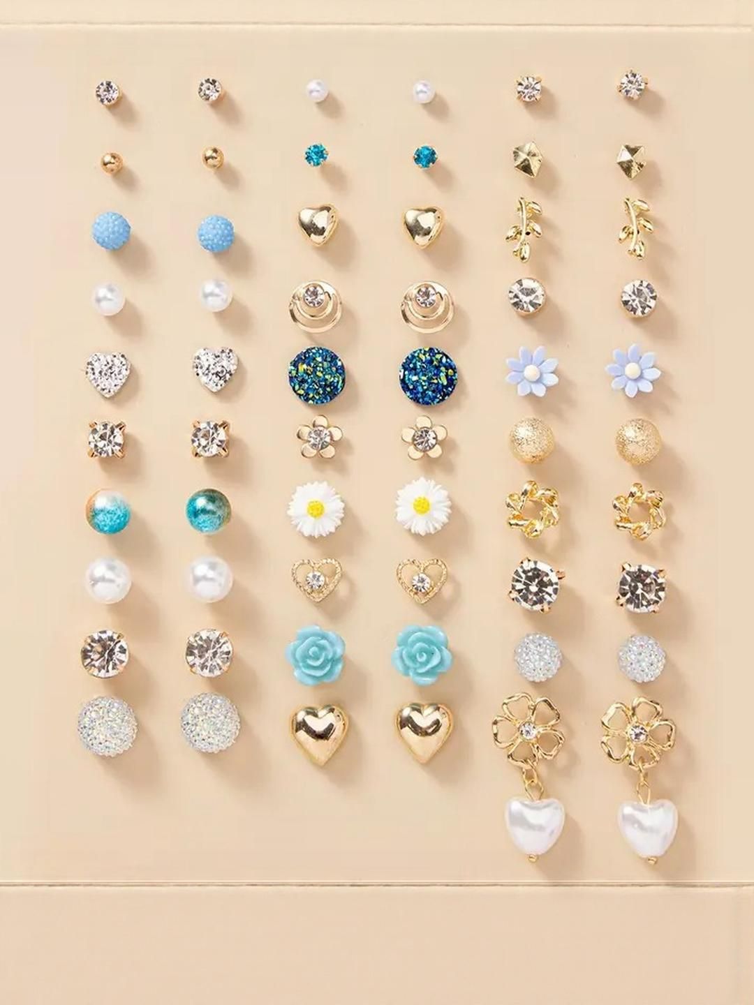 DressBerry Gold-Plated Contemporary Alloy Studs-picture-17