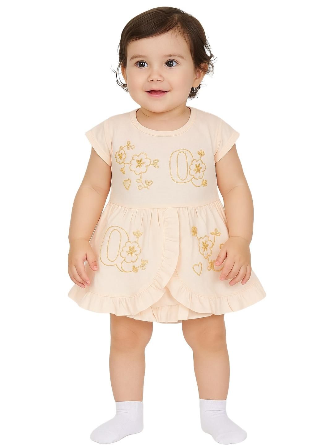 Melon Kidswear Cotton Blend Embroidered Clothing Set-picture-11