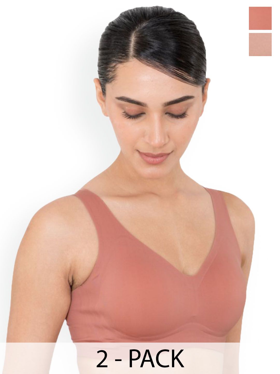 Shapercult Pack Of 4 Full Coverage Lightly Padded Bra-picture-21