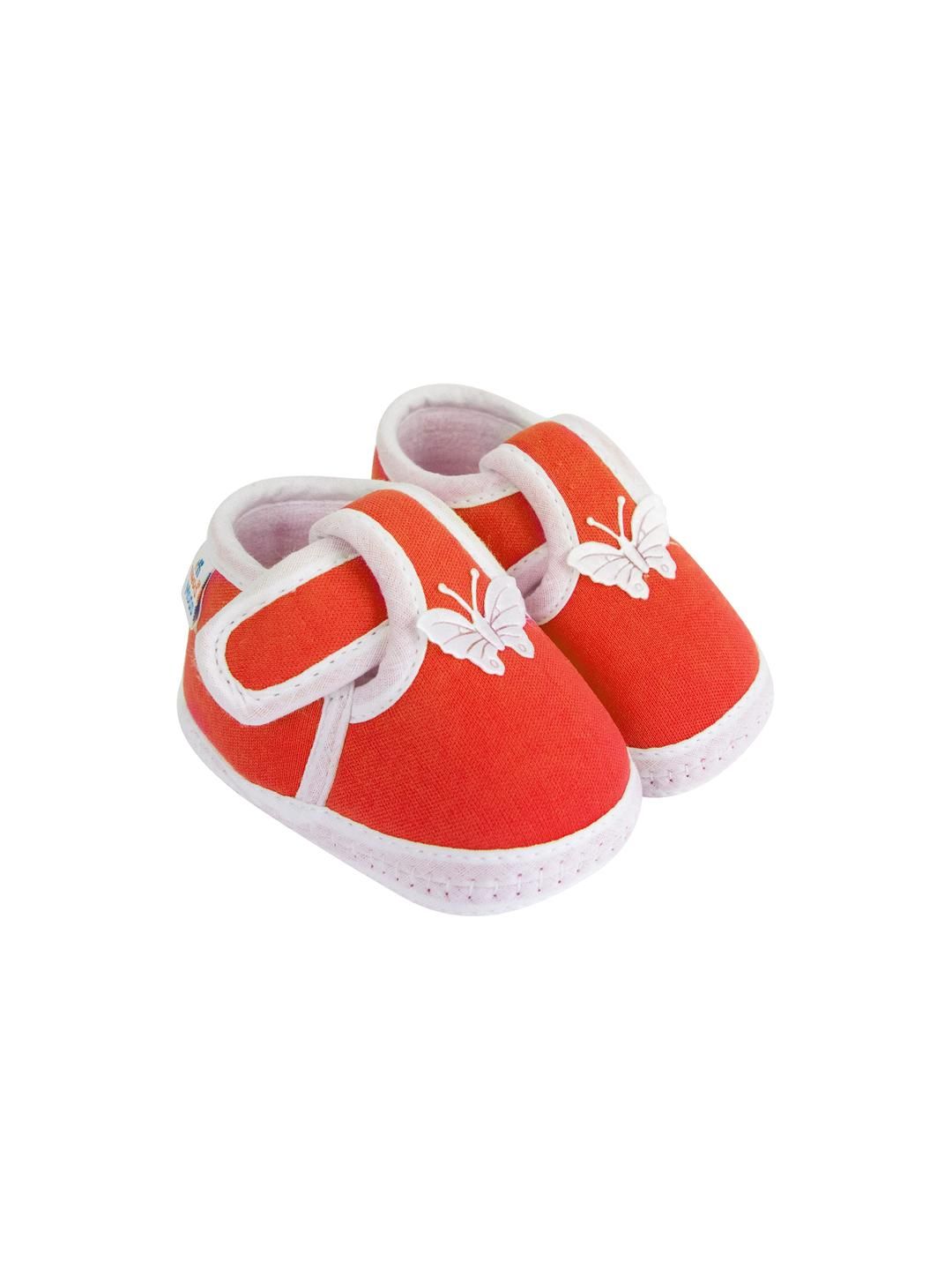 NESKA MODA Boys Red Cotton Booties-picture-53