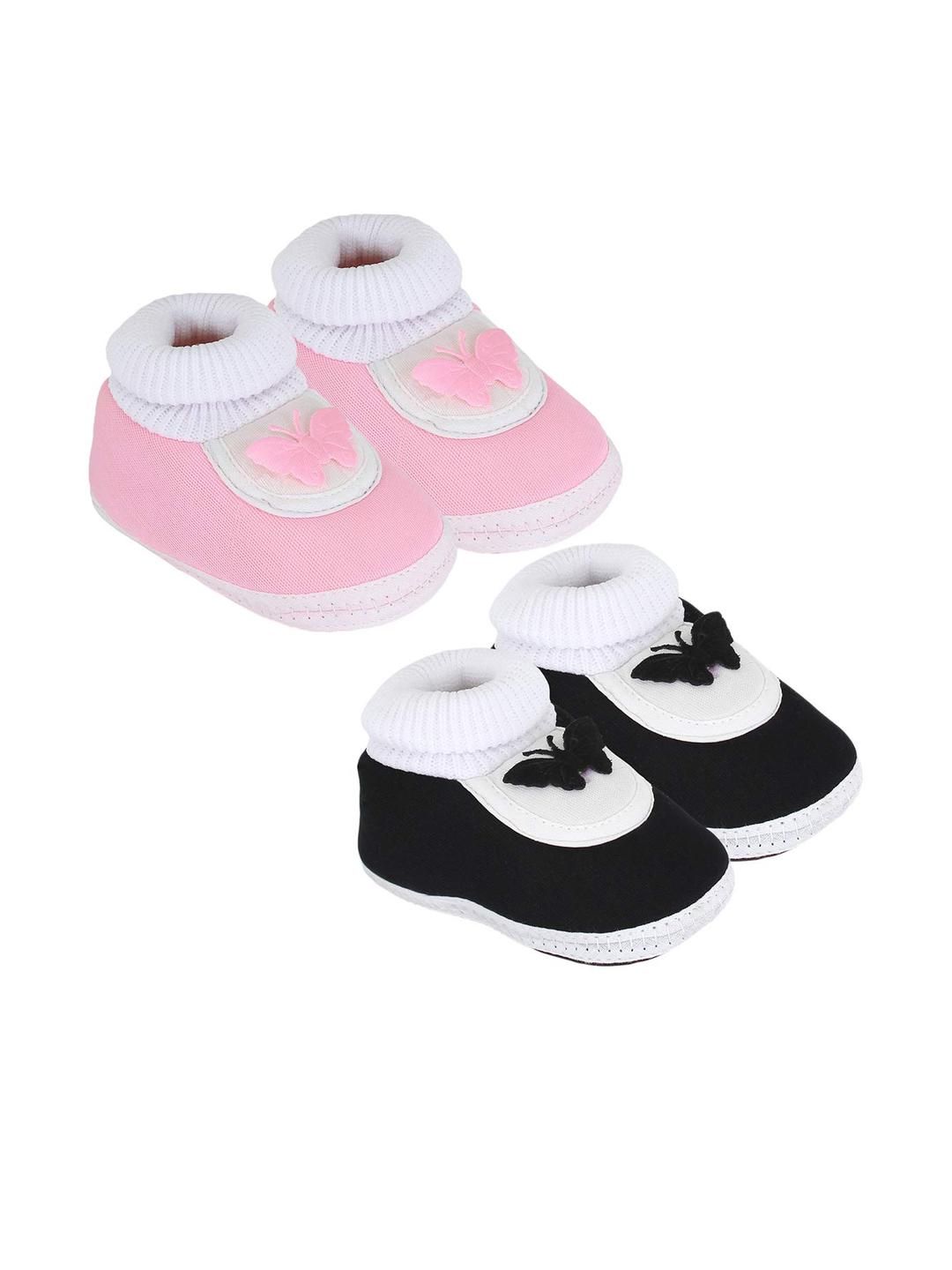 NESKA MODA Unisex Kids Pack of 2 Cotton Booties-picture-39