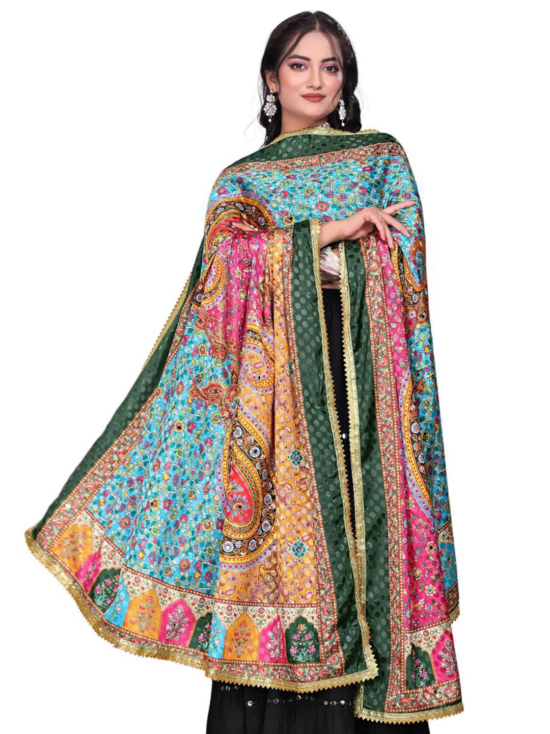 Kemza Ethnic Motifs Printed Dupatta-picture-13