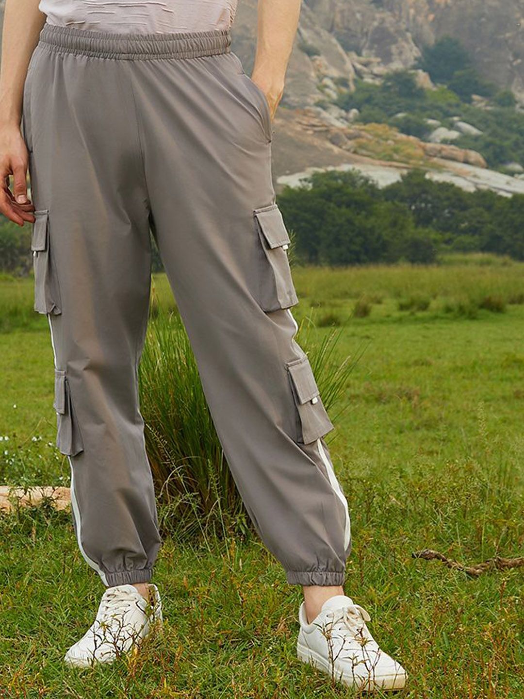cahoot Campus Sutra Men Comfort Relaxed Fit Cargos Trousers-picture-52