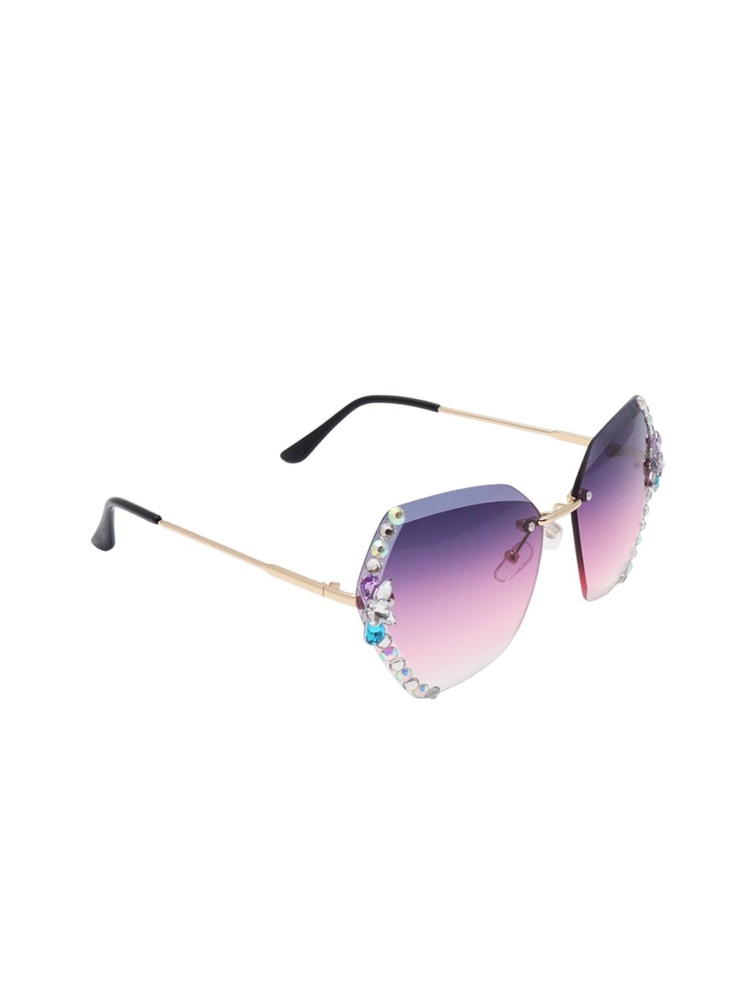 PELLE LUXUR Women Oversized Sunglasses with UV Protected Lens PLSG8086-image-46
