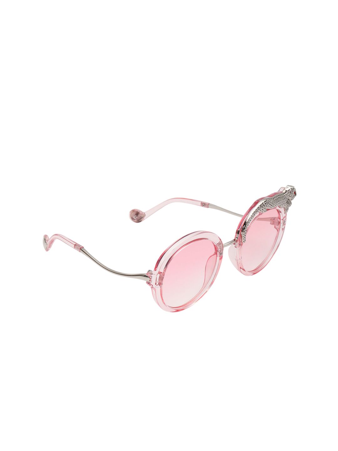 PELLE LUXUR Women UV Protected Round Sunglasses PLSG8041-image-39