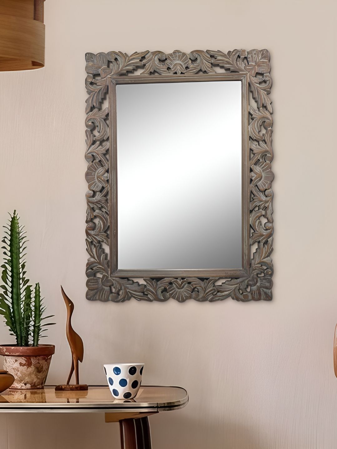 Metalsmith Modern Rectangle Decorative Wall Mirror-image-44