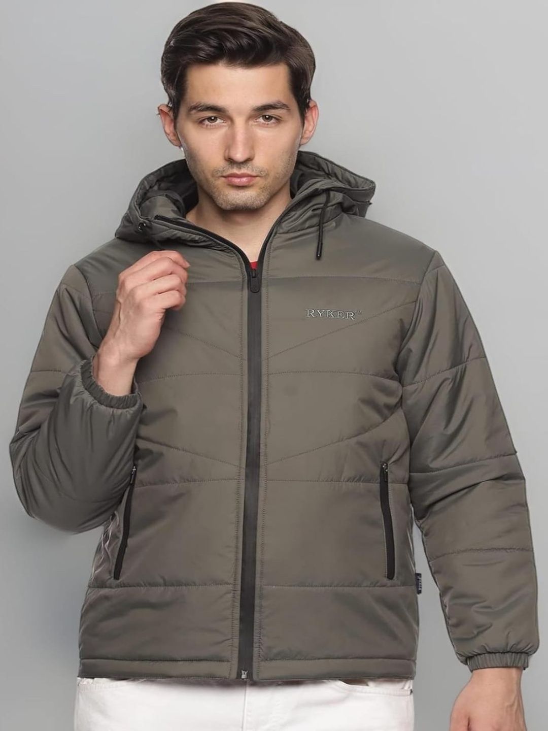 RYKER Men Hooded Solid Puffer Jacket-picture-18