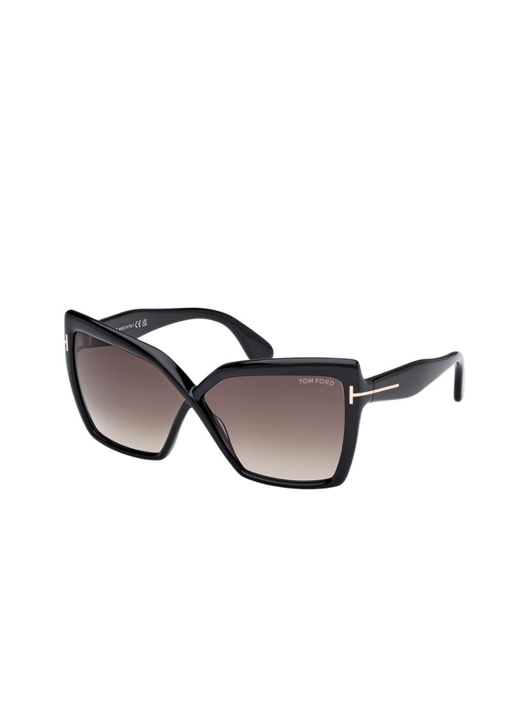 Tom Ford Women Brown Lens & Black Butterfly Sunglasses with UV Protected Lens-picture-38