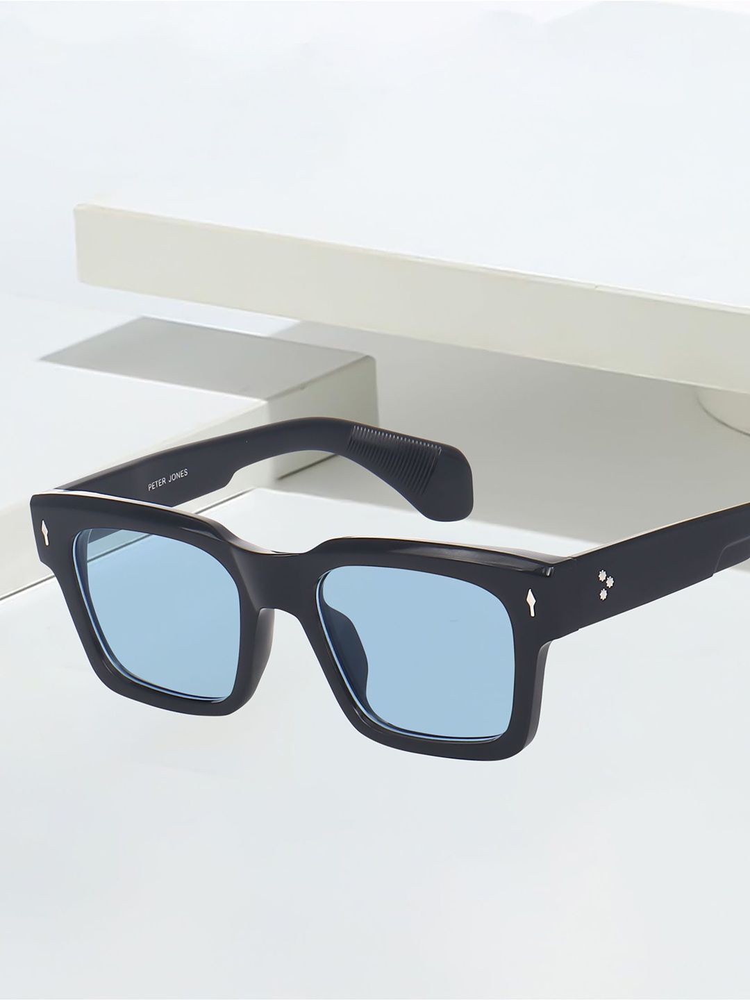 Peter Jones Eyewear Unisex Square Sunglasses with UV Protected Lens-image-26