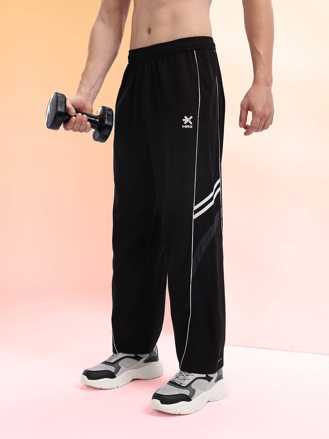 HRX by Hrithik Roshan Men Paneled Track Pants