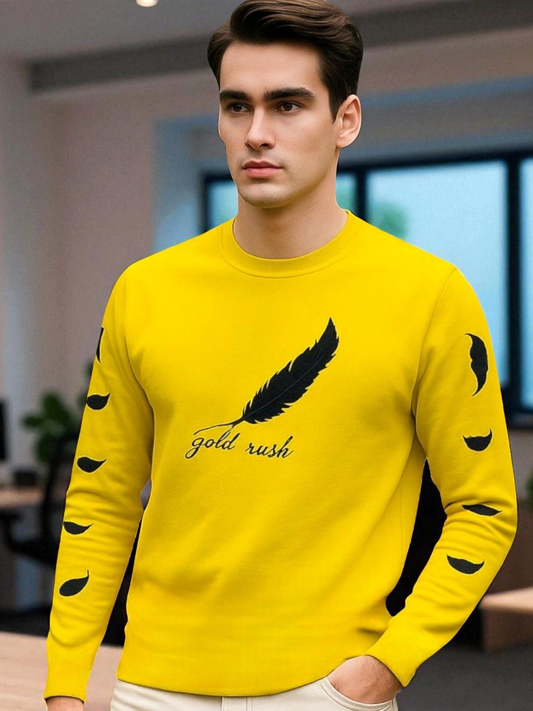 AUTNA Men Graphic Printed Cotton Pullover Sweatshirt-image-41