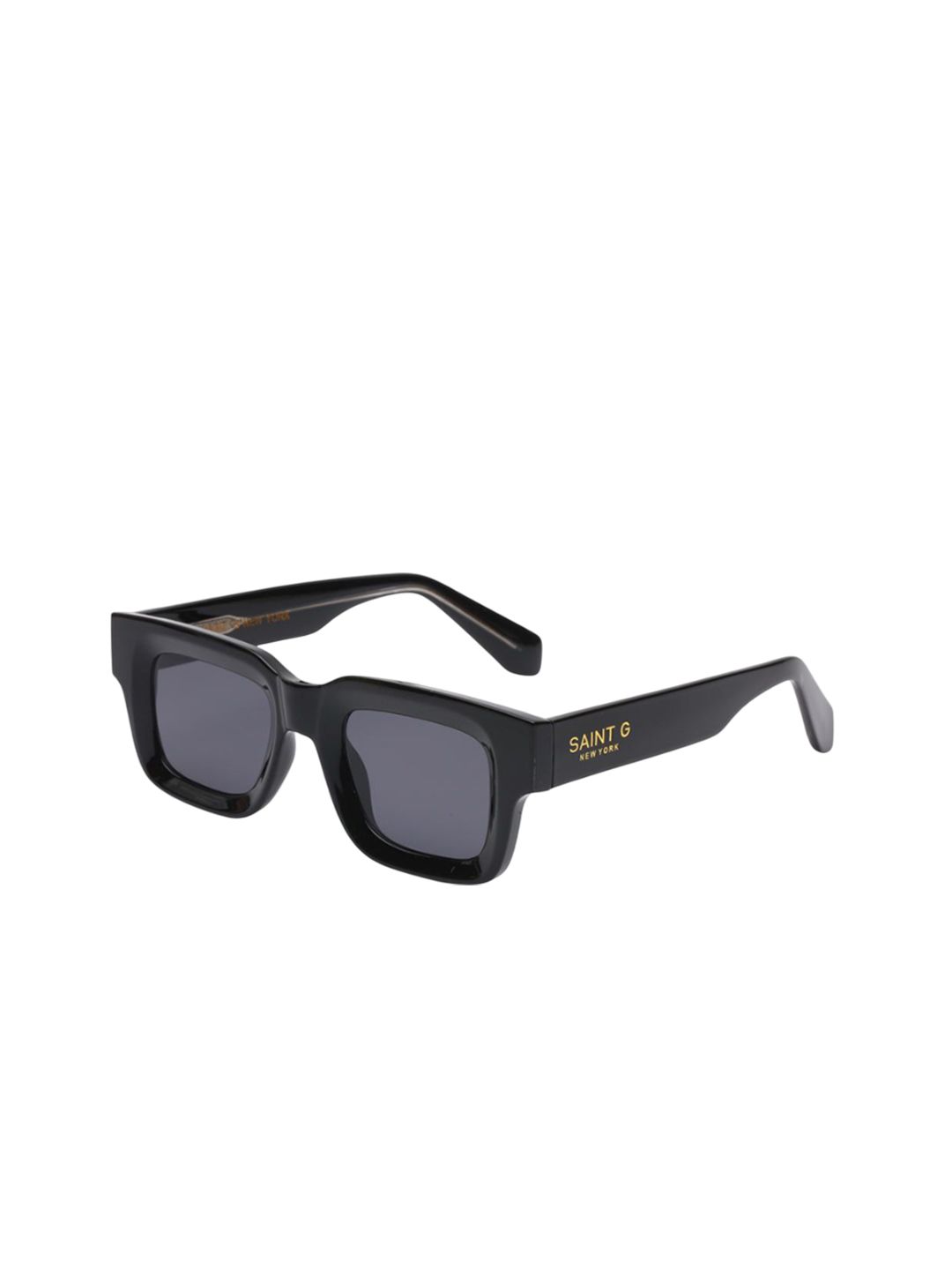 Saint G Unisex Rectangular Sunglasses With UV Protected Lens SP/UN/319/BLACK-picture-19