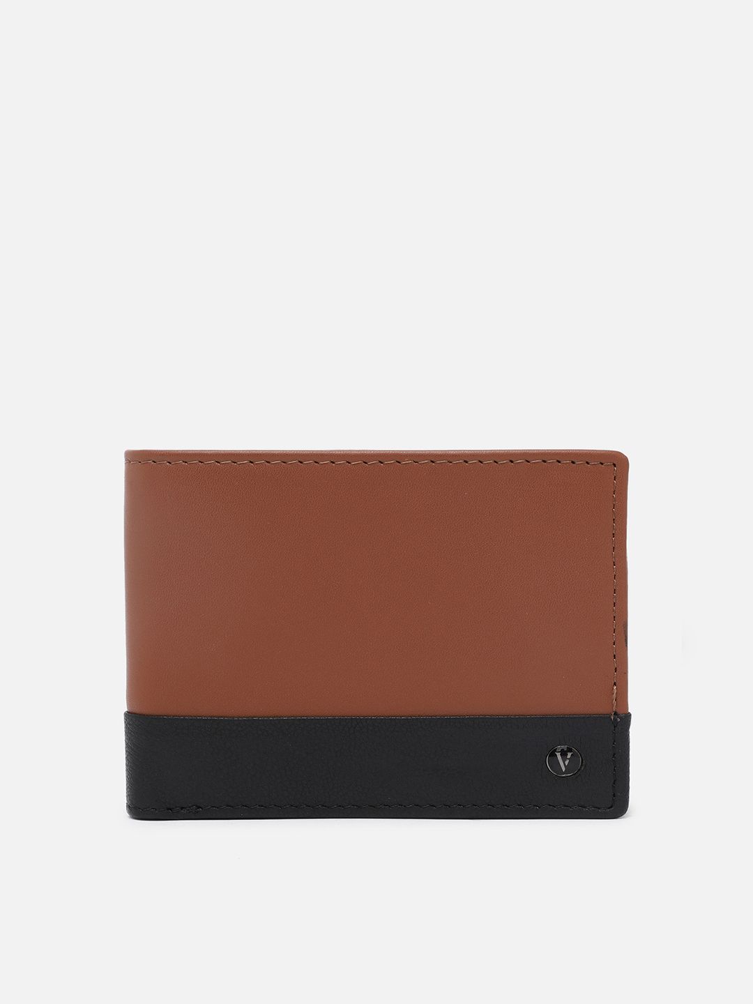 Van Heusen Men Colourblocked Leather Two Fold Wallet-picture-18