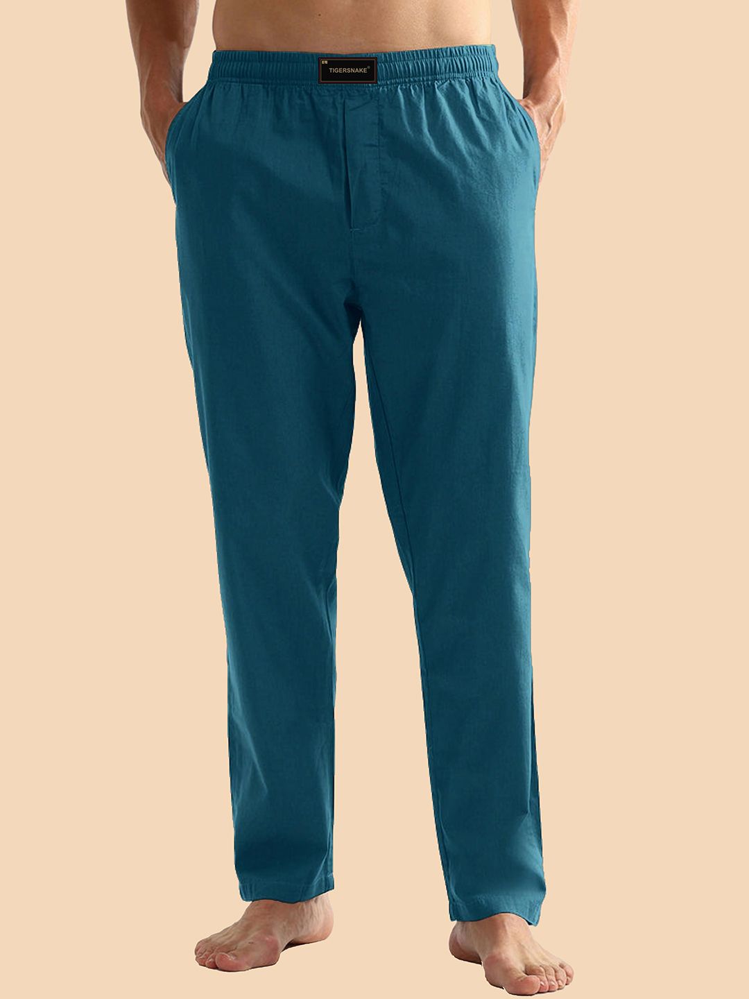 TIGER SNAKE Men Tapered-Fit Cotton Lounge Pants-picture-13
