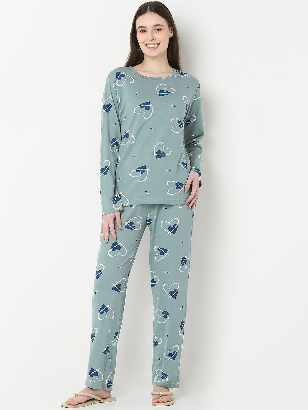 Smarty Pants Women Printed Pure Cotton Night suit-picture-37