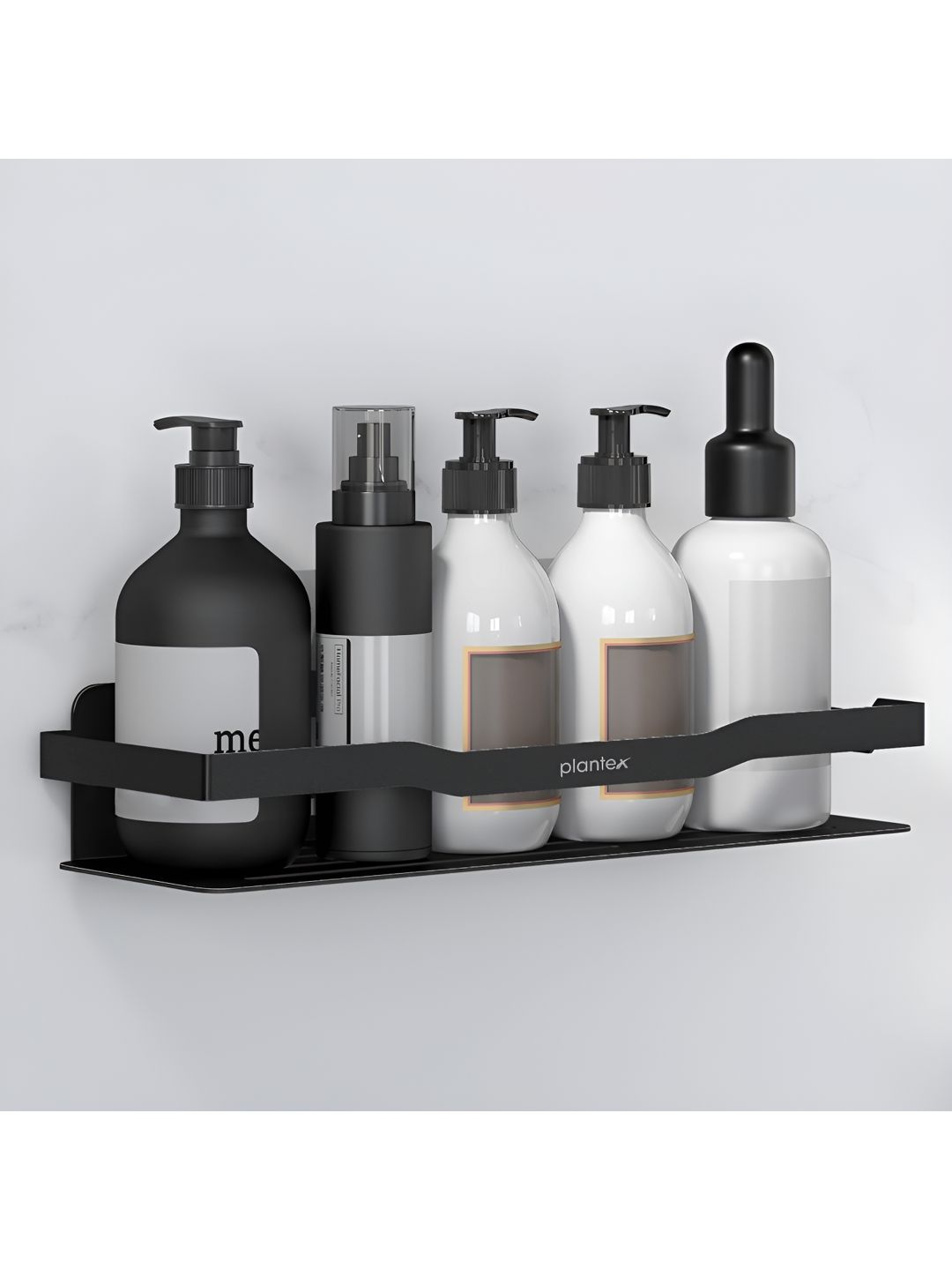 Plantex Black Stainless Steel Bathroom Caddy-image-20