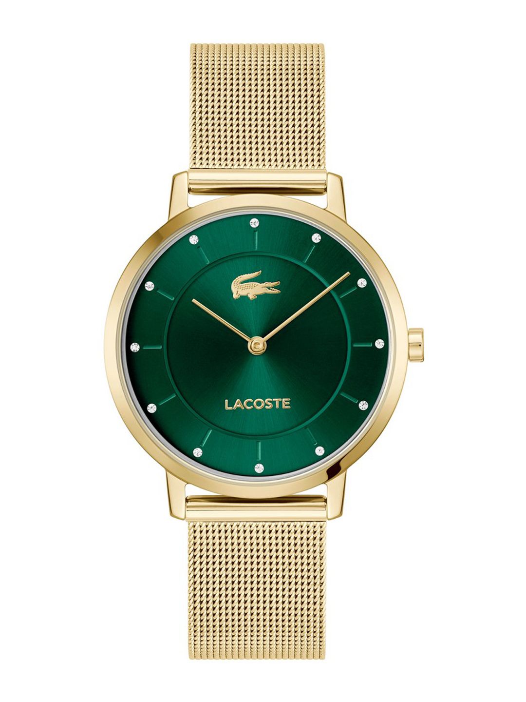 Lacoste Women Crocorigin Stainless Steel Bracelet Style Straps Analogue Watch 2001475-picture-49