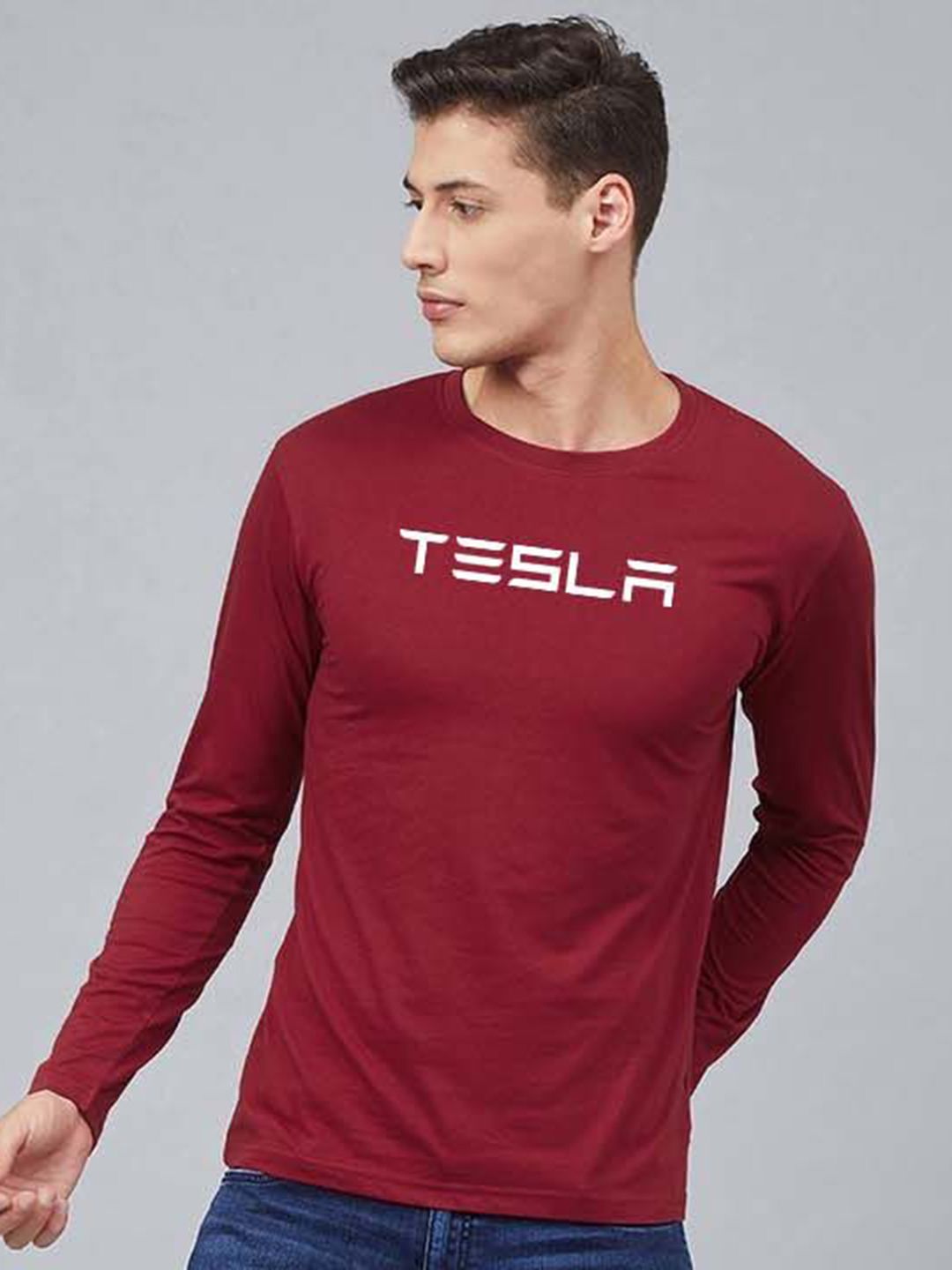 Organic Chics Men Bio Finish Typography Printed Round Neck Cotton T-shirt-picture-21