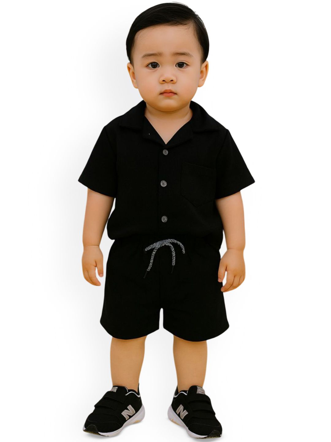 fashion grab BAESD Pure Cotton Shirt With Shorts-picture-51