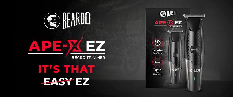 Buy BEARDO Ape-X EZ Trimmer with 110mins Run-Time & Type-C