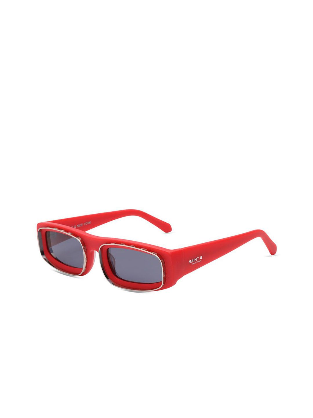 Saint G Unisex Polarised and UV Protected Lens Oval Sunglasses SP/UN/309/RED-picture-22