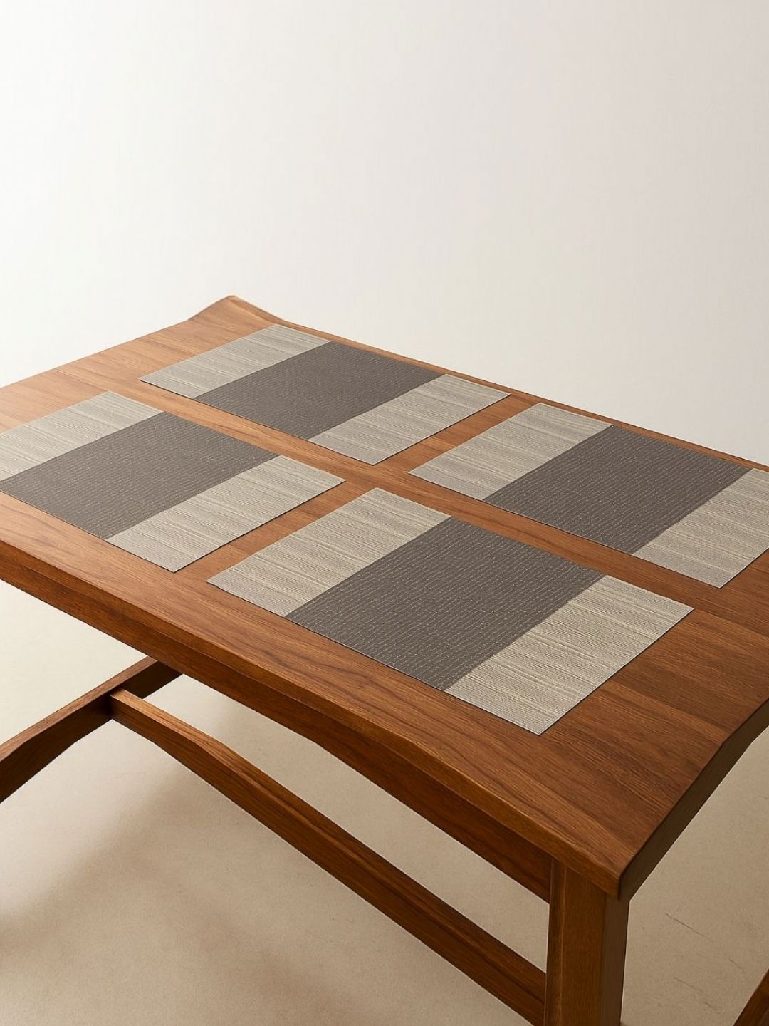 Baskety 6-Pcs Brown & Grey Textured TablePlacemats-picture-49