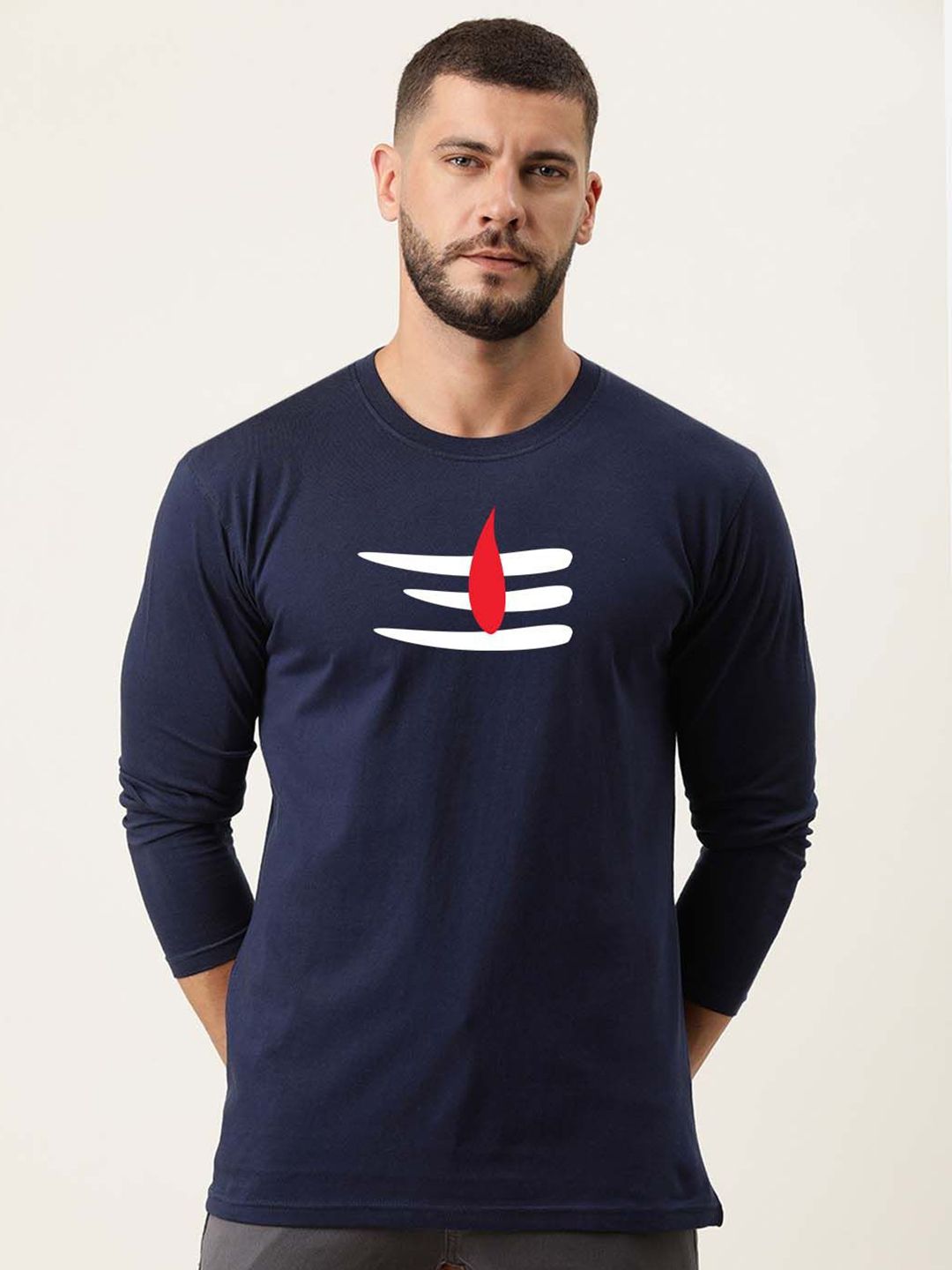 Organic Chics Men Bio Finish Graphic Printed Round Neck Cotton T-shirt-picture-13