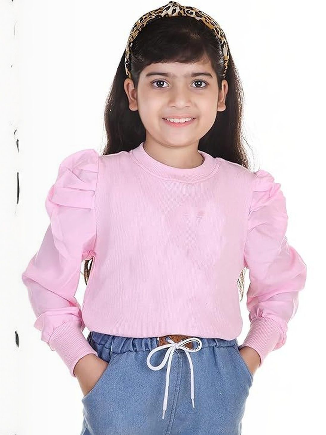 Aura Glam Girl Pack Of 2 Puff Sleeve Top-picture-19